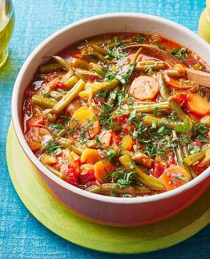 Slow cooked Greek greens