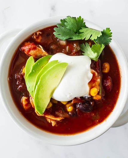 Slow Cooker Chicken Chili