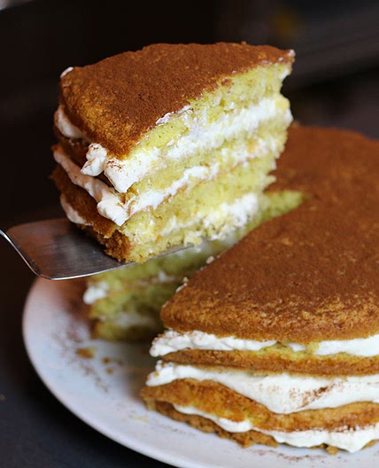 Gâteau Tiramisu ou « Tiramisu Cake » pour la fête des mères