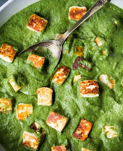Palak Paneer (Paneer in Spinach Sauce)