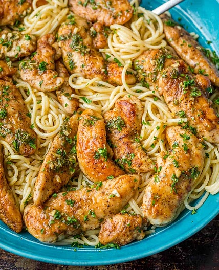 Chicken Scampi Pasta Recipe