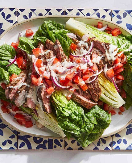 Caesar Salad with Grilled Steak