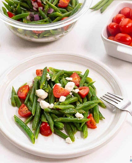Green Bean Tomato Salad with Feta