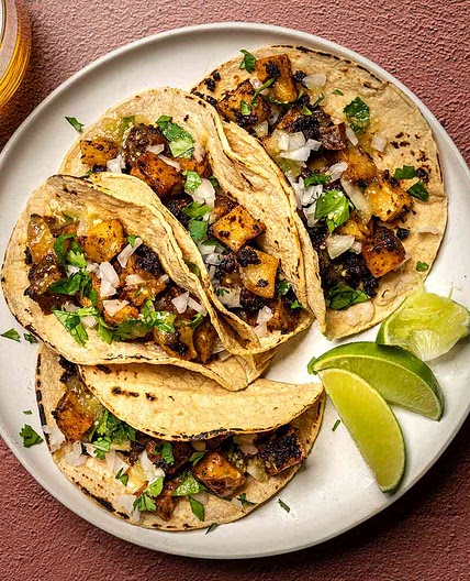 Crispy Potato and Chorizo Tacos Recipe
