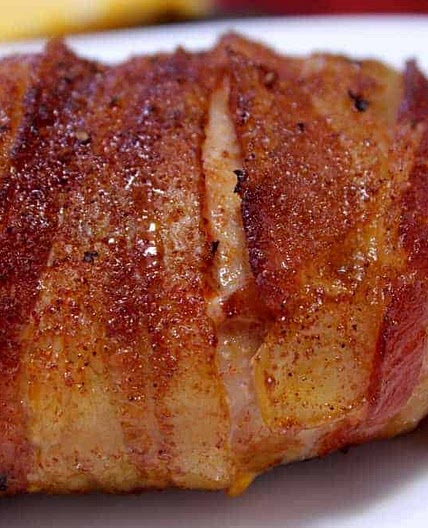 Bacon Wrapped Smoked Turkey Tenderloins