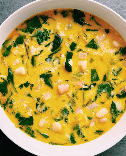 Olive Garden Copycat Chicken Tri-Color Gnocchi Soup