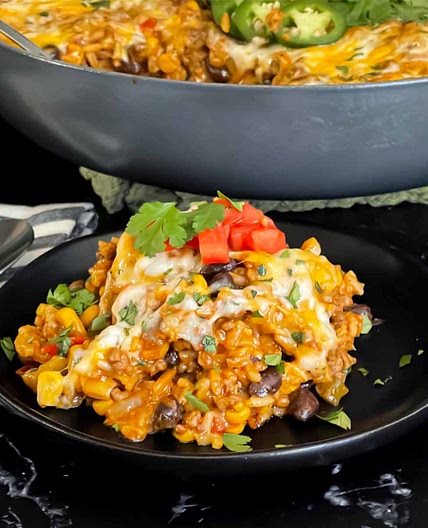 Mexican Ground Beef And Rice Casserole Recipe
