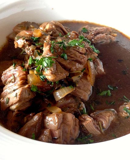 Receita de Lombo de porco ao vinho tinto