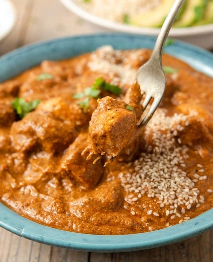 Pepián de Pollo - Chicken Stew in Red Sauce