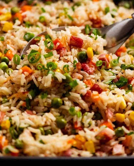 Emergency "Dump 'n Bake" Fried Rice
