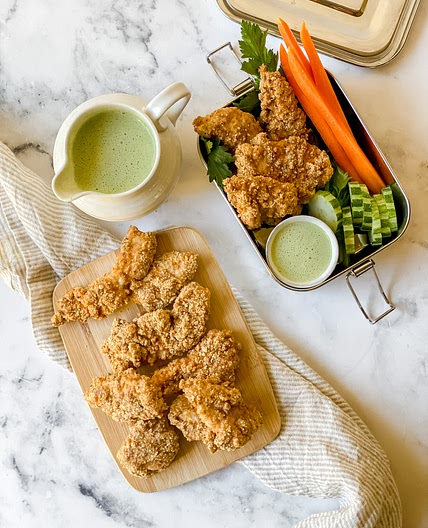 Baked Chicken Tenders with Ranch Dip