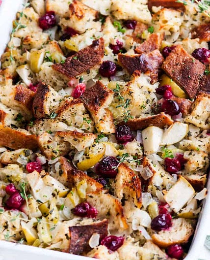 Cranberry Apple Sage Stuffing