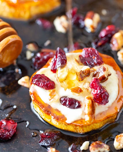 Sweet Potato Goat Cheese Appetizer