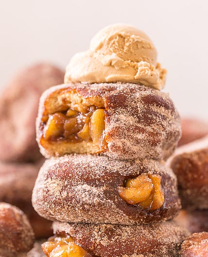 Apple Pie Doughnuts