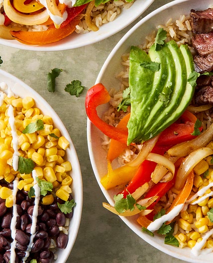Steak Fajita Power Bowls