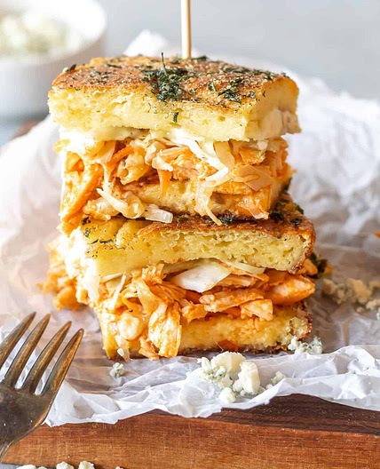 Keto Buffalo Chicken Sliders