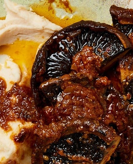 Portobello 'Steaks' and Butter Bean Mash