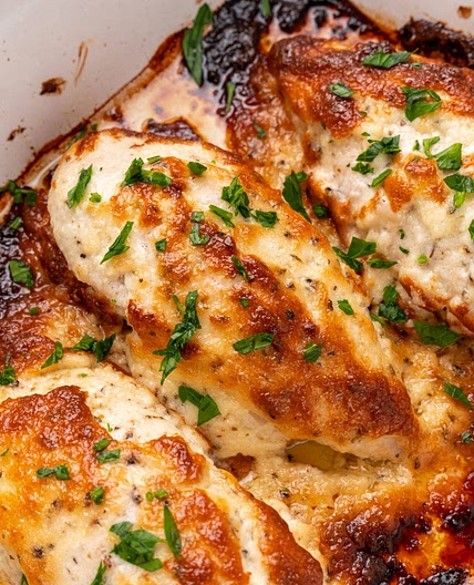 Parmesan Crusted Mayo Chicken