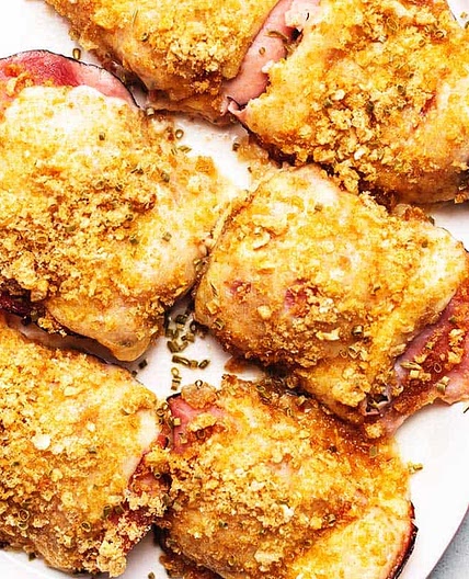Keto Chicken Cordon Bleu Bake