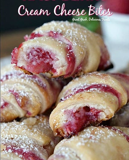 Raspberry Cream Cheese Bites