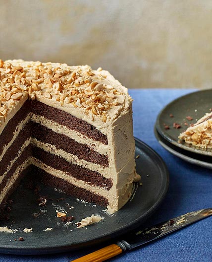 Chocolate peanut butter cake