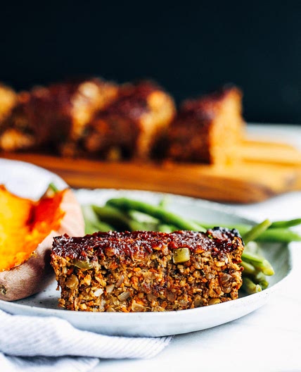 Mushroom Lentil Loaf