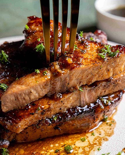 Easy Honey Garlic Pork Chops Recipe