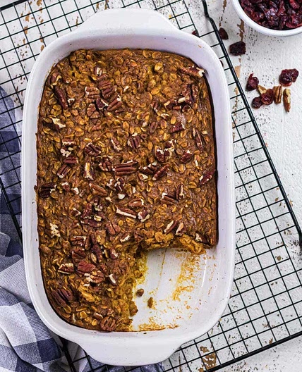 Pumpkin Baked Oatmeal