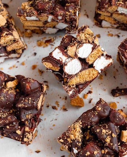 No-Bake S'Mores Bars (Gluten-Free & Vegan)