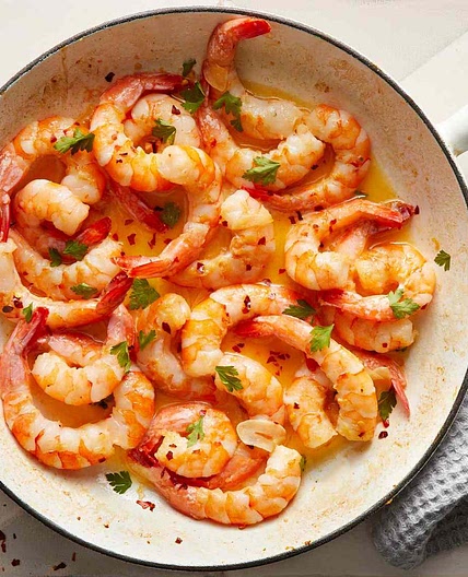Super Quick Low-Carb Shrimp Scampi