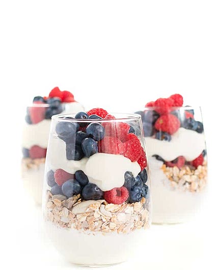 Greek Yogurt Muesli Parfaits