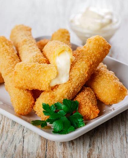 Receita de Palito de queijo frito