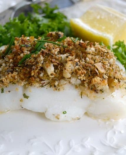 Quick & Easy Baked Fish with Parmesan-Herb Crust
