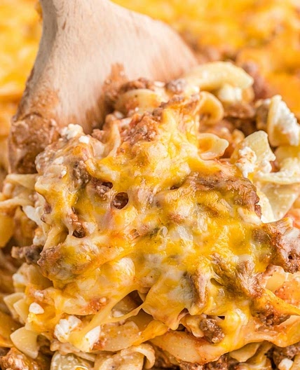Creamy Beef Noodle Bake