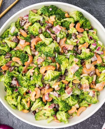 Broccoli Cashew Salad
