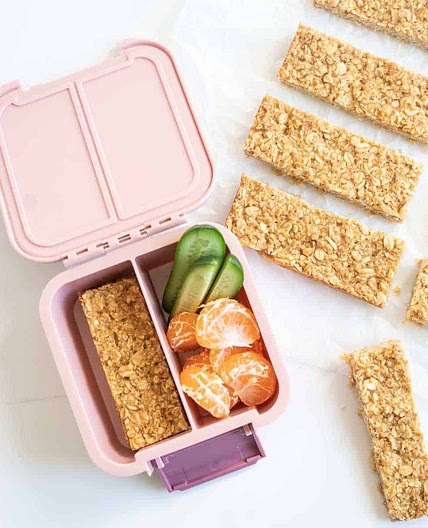 Healthy Apple Oat Bars