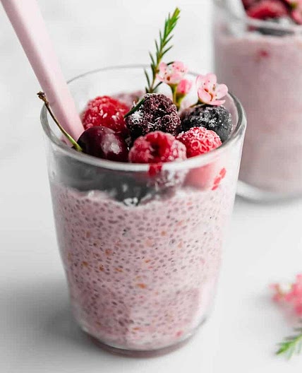 Mixed Berry Chia Pudding