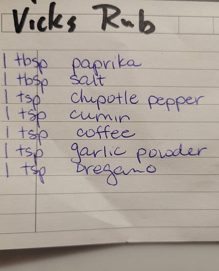 Chicken Salmon and Pork Rub