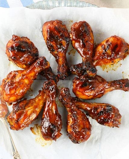 Grilled BBQ Chicken Drumsticks Recipe