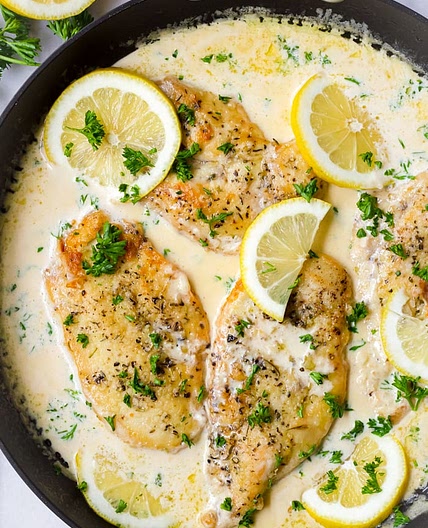 Easy Creamy Lemon Chicken