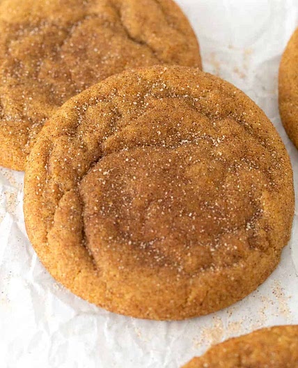 Soft & Chewy Pumpkin Snickerdoodles