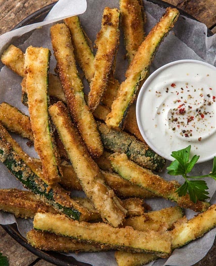 Zucchini Fries (4 Ingredients!)