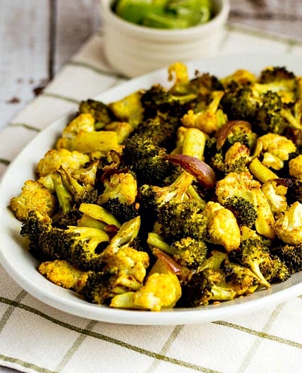 Roasted Broccoli and Cauliflower