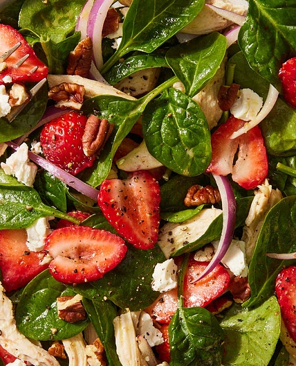 Strawberry Spinach Salad