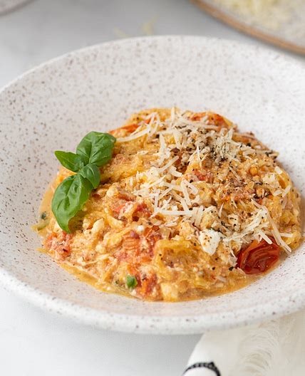 Keto Baked Feta Pasta with Tomatoes