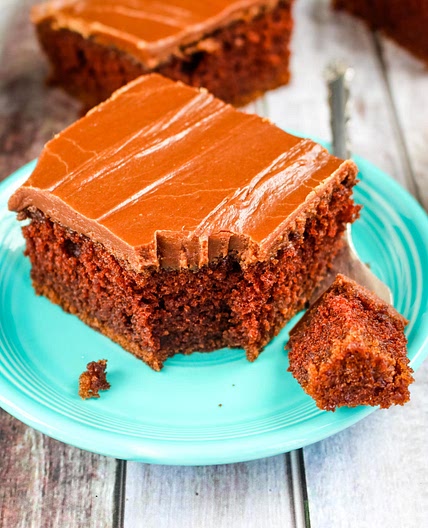 Moist Buttermilk Chocolate Cake with Fudgy Chocolate Frosting