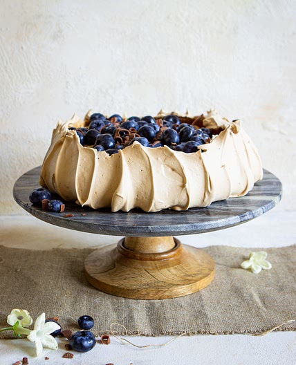 Coffee and Cream Pavlova
