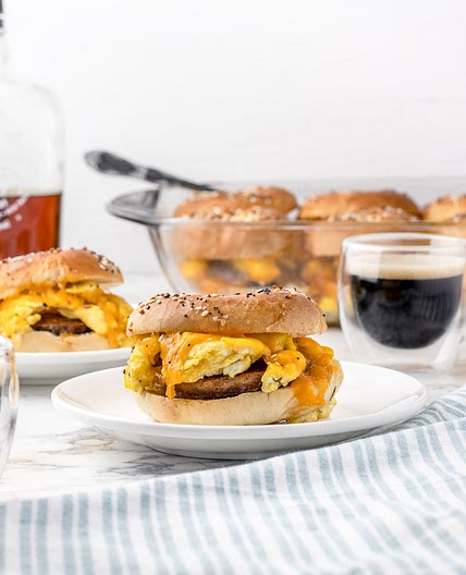 Breakfast Bagel Sliders