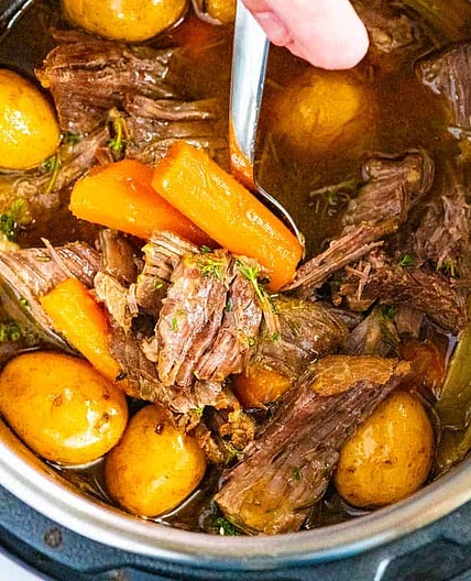 Easy Instant Pot Pot Roast (Tender and Juicy)