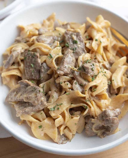 Greek Yogurt Beef Stroganoff Recipe